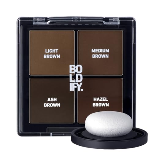 BOLDIFY Hairline Powder Color Sample Kit WaterResistant Root Touch Up Hair Color for Gray Coverage 24Hour StainProof MessFree Hair Powder for Thinning Hair Light Medium Browns - Image 1