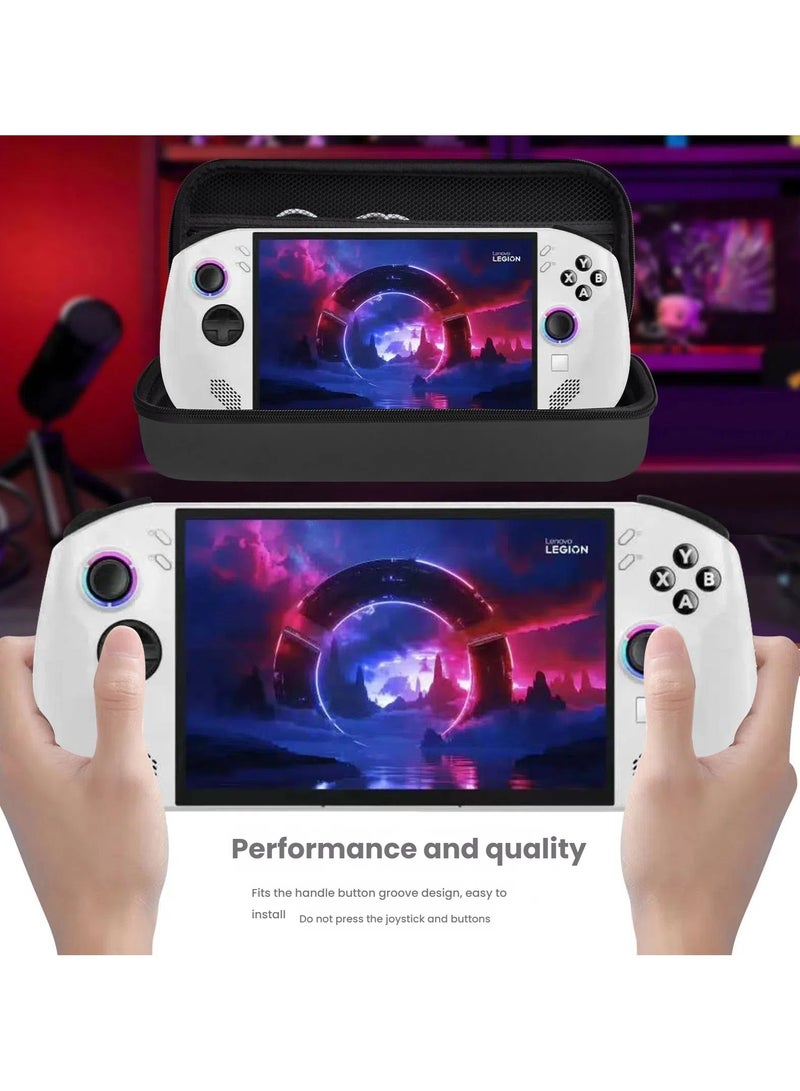 general Carrying case for Legion Go S, waterproof and drop-proof carrying case with EVA leather pattern, zoned protection + portable travelling - Image 4