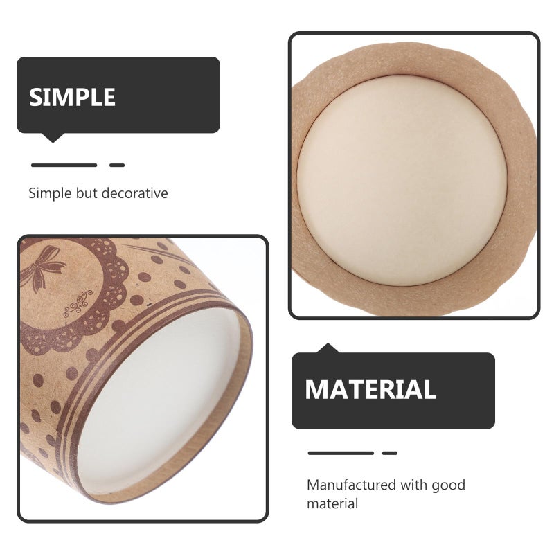 100 Pcs High Temperature Resistant Disposable Polka Dot Bow Print Paper Cake Liners Food Grade Pulp - Image 4