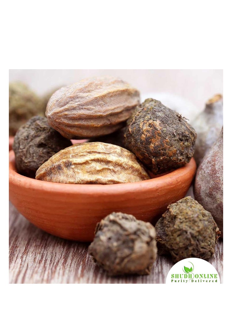 Shudh Online Harad powder, Kadukkai powder for face Orgainic, Badi Haritaki Churna, Inknut, Haralu (100 grams), Harde Seeds for Dark Circles, Karakkaya, Terminalia Chebula, Karakaya for Cough, Eating - Image 4