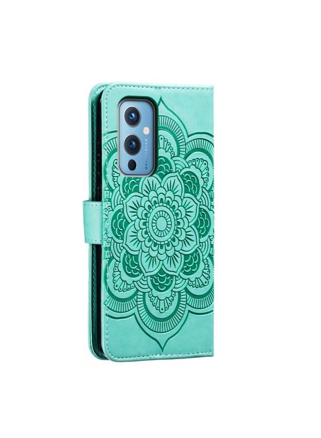 اس-توب جراب جلدي لهاتف OnePlus 9 بنقشة ماندالا من Sun - Image 3