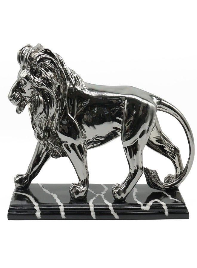 Lukitas Lion Sculpture Decor - Animal Figurine Decorative Ornament for Living Room Office, or Shelf, Collectible Gifts for Lion Lover, Resin - Image 1