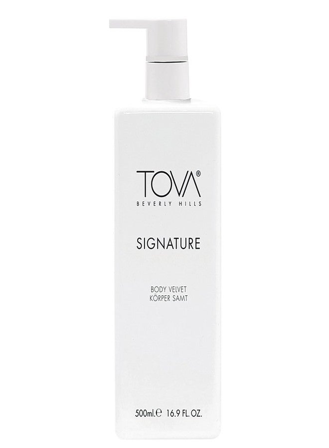 Tova Signature Body Velvet Lotion with Pump - Nourishing Shea Butter Body Lotion for Women, Hydrating & Moisturizing - USA-Made & Cruelty-Free - 16.9 fl oz - Image 1