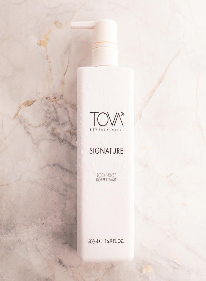Tova Signature Body Velvet Lotion with Pump - Nourishing Shea Butter Body Lotion for Women, Hydrating & Moisturizing - USA-Made & Cruelty-Free - 16.9 fl oz - Image 3