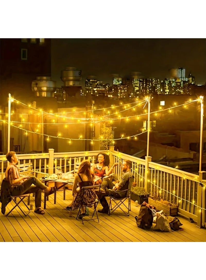 إل ديس أضواء خيطية بنظام USB – بطول 600 سم بإضاءة بيضاء دافئة للديكور في الكريسماس والحفلات والزفاف ولتزيين المنزل والحديقة – مناسبة للاستخدام الداخلي والخارجي مع توصيل USB وتشغيل فوري - Image 5