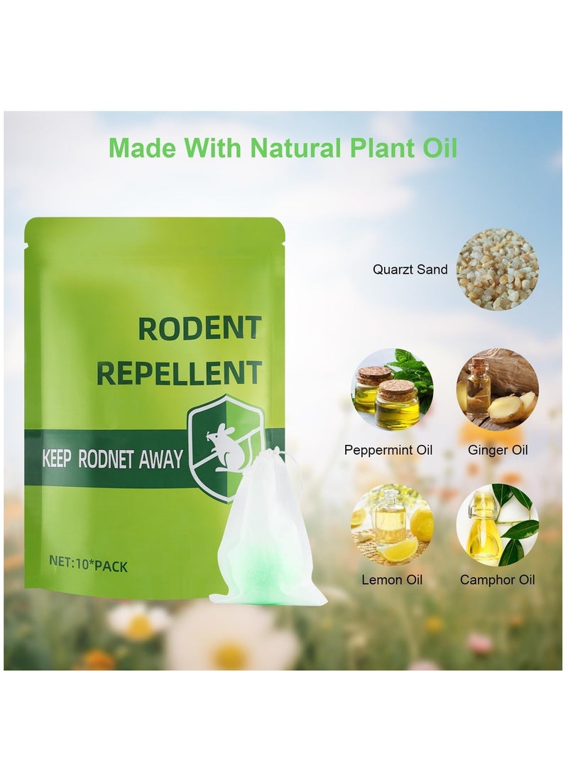 Generic - Natural Peppermint Oil Rodent Repellent Balls - Effective Pest Control for Mice, Bugs, Spiders, Cockroaches, and Ants in Your Home and Garden. Safe Ingredients for Protection. - Image 1