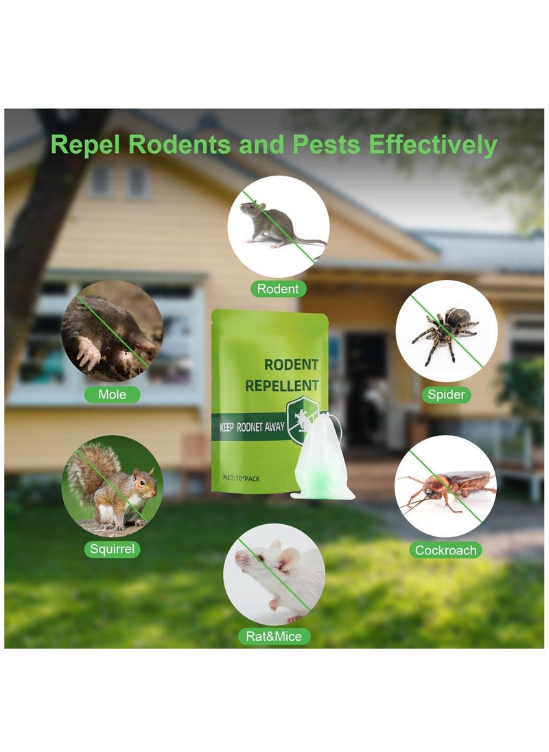 Generic - Natural Peppermint Oil Rodent Repellent Balls - Effective Pest Control for Mice, Bugs, Spiders, Cockroaches, and Ants in Your Home and Garden. Safe Ingredients for Protection. - Image 1