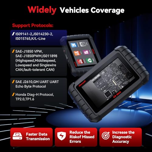 iCarsoft CR MAX 2026 Ver Bidirectional Scan Tool All System Diagnosis 49+ Services 47+ Special Functions Full Active Test OBD2 Scanner Diagnostic Tool Car Code Reader ECU Coding CAN FD Free Update - Image 5