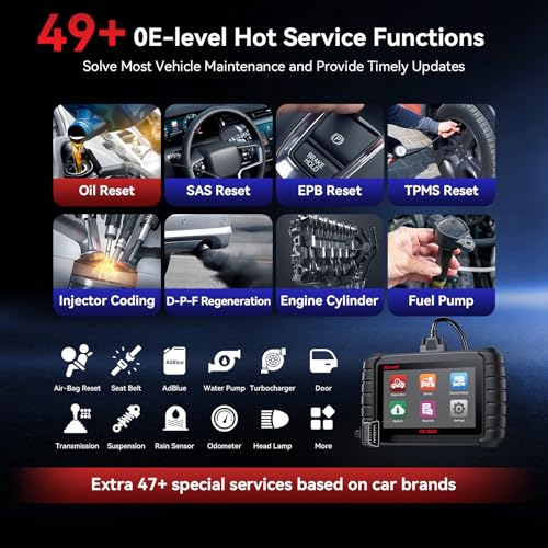 iCarsoft CR MAX 2026 Ver Bidirectional Scan Tool All System Diagnosis 49+ Services 47+ Special Functions Full Active Test OBD2 Scanner Diagnostic Tool Car Code Reader ECU Coding CAN FD Free Update - Image 2