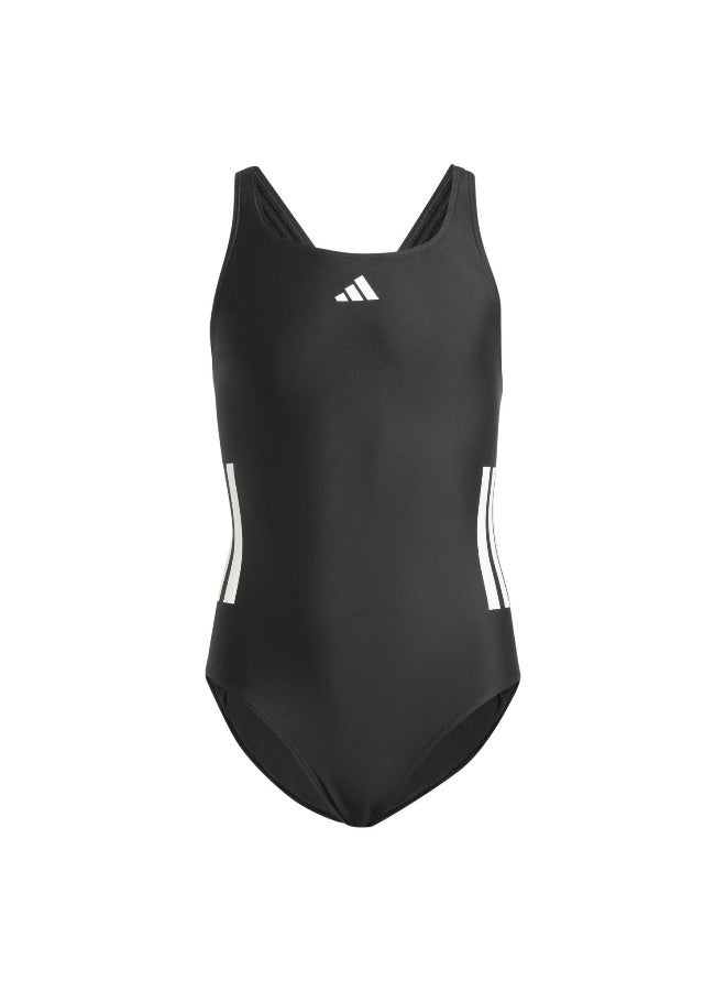 Adidas 3S Bld Swimsuit Black Swim Swimwear For Junior 3-4Y - Image 1
