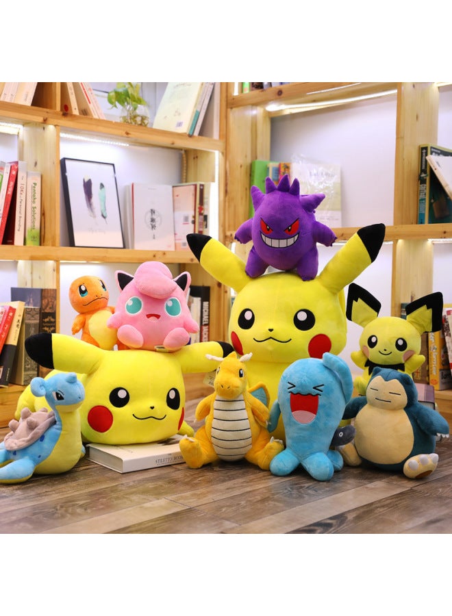 Genuine Baokemeng Series Plush Doll Pikachu Doll Union Shiqi Birthday Gift Grasp Machine Toy Women-Color:25cm Electric Flying Mouse Model-Height:【Genuine Authorization】 Meng Shiqi - Image 2