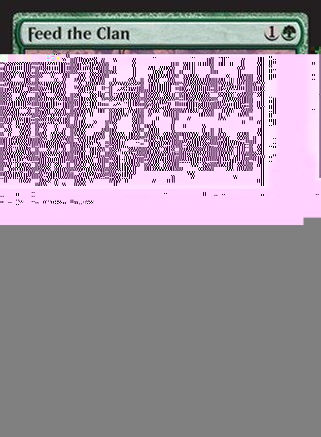 Magic The Gathering - Feed The Clan (132/269) - Khans of Tarkir