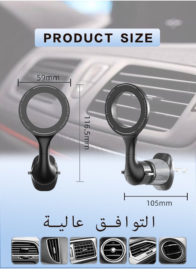 Beyond Magnetic Phone Holder for Car, Car Mount with Strong Magnets for iPhone 14/13/12 Pro Max Plus Mini MegSafe Case.  - Image 2