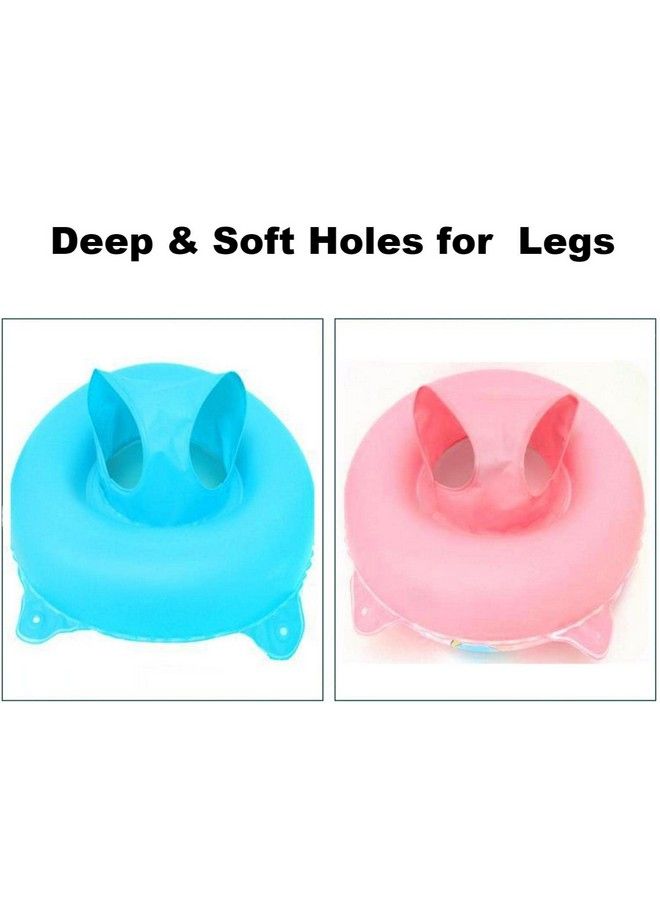 Sealive Baby Pool Float Infant Seat Boat Inflatable Swimming Ring Trainer Waist Pool Float With Double Handle Childrensfirst Swim Floaties Bathtub Toys Pool Accessories For Kids Toddlers (Pink) - Image 3