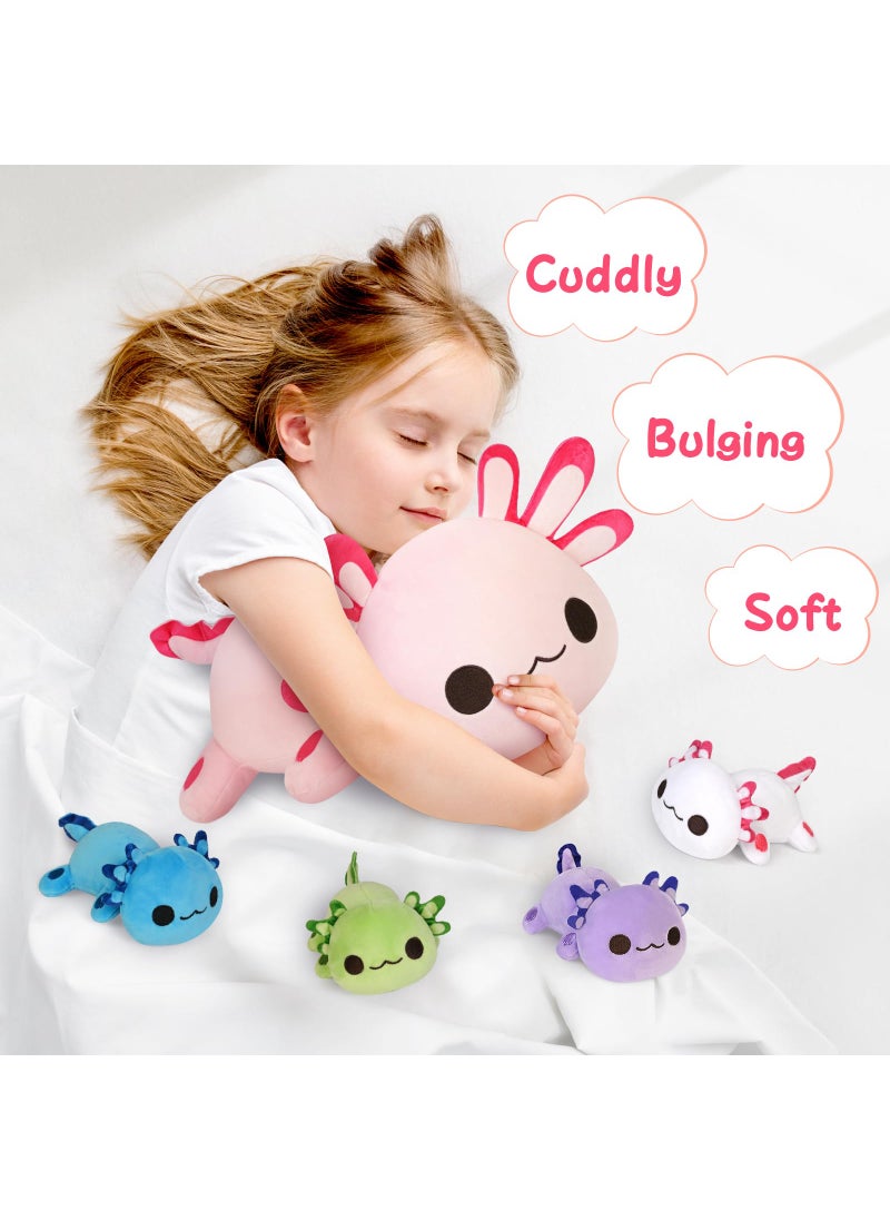 KMUYSL KMUYSL Axolotl Plush Toys for Ages 3 4 5 6 7 8+ Year Old- Axolotl Mommy Stuffed Animal with 4 Baby Axolotls in Her Tummy, Plush Toys Set, Christmas Birthday Gifts for Baby, Toddler, Kids  - Image 5
