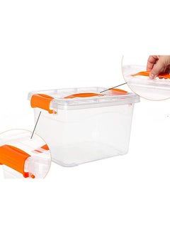 Generic Plastic Storage Boxes, Clear Stackable Containers With Lockable Lids, Clear Plastic Organizer Transparent Box Storing  - Image 5