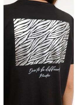 Kinetix Wl Hestıa 11Mdk403 4Fx Black Women's Short Sleeve T-Shirt  - Image 5