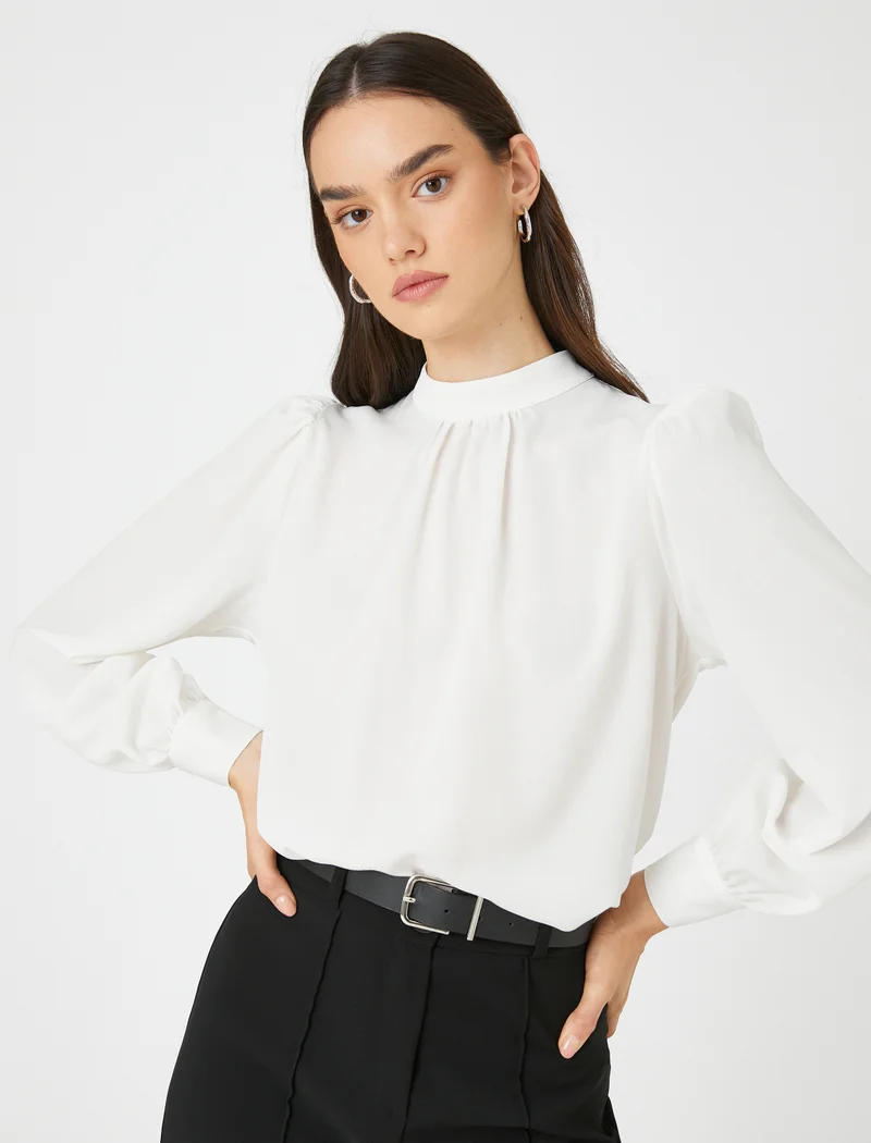 كوتون Koton | Solid Long Sleeves Top