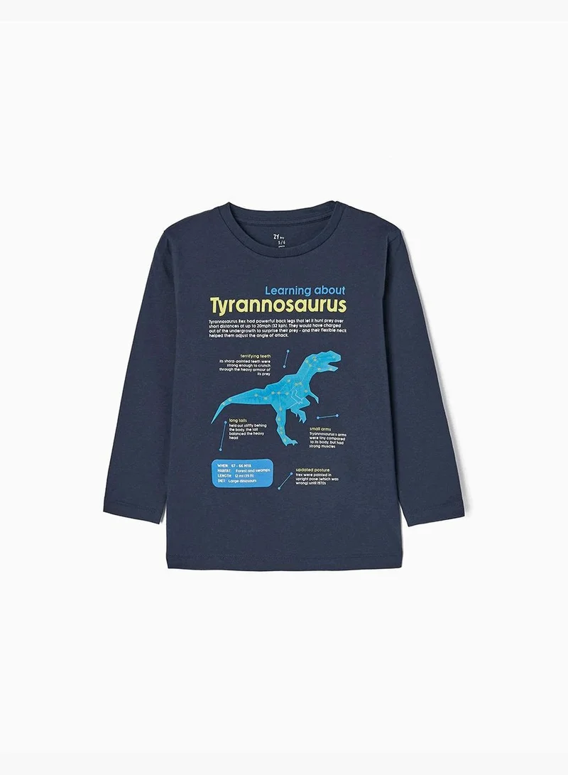 Zippy Zippy Long-Sleeve Cotton T-Shirt For Boys