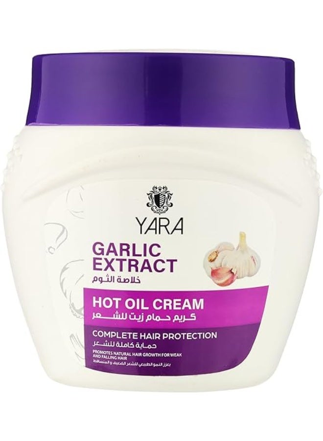 كريم زيت بخلاصة الثوم 500 مل