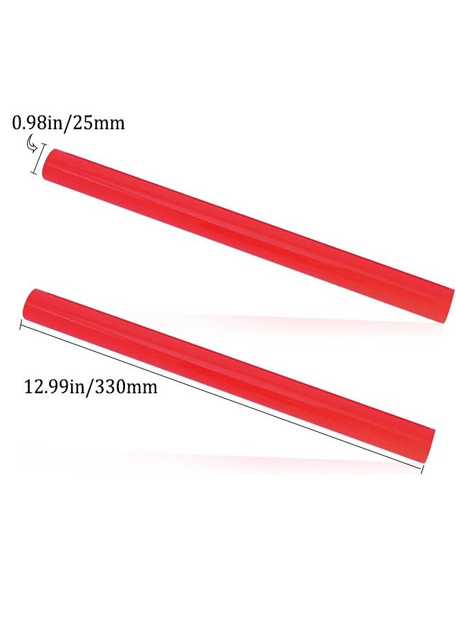 Compatible with BMW F20 F30 F21 F22 F23 F31 F32 F33 F34 F36 F40 F44 Front Grille Insert Trim Strips Cover Frame Car Decorations Stickers Red (2PCS)