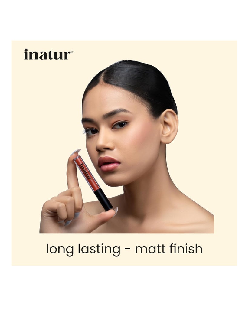 INATUR Lip Gloss  Wild Brown - Image 3