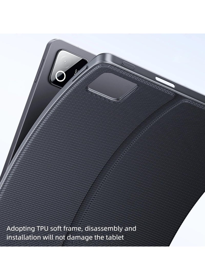 general Smart Magnetic Case Compatible with Xiaomi Pad 8/8Pro 11.2-inch 2025, PU Leather All-around Drop Protection Case with Stand and Auto Wake Up/Sleep,Stain-resistant - Image 4