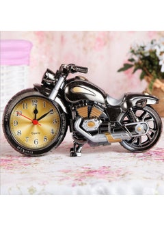 Vintage Motorcycle Alarm Clock for Kids Bedroom A- Wujin two-color