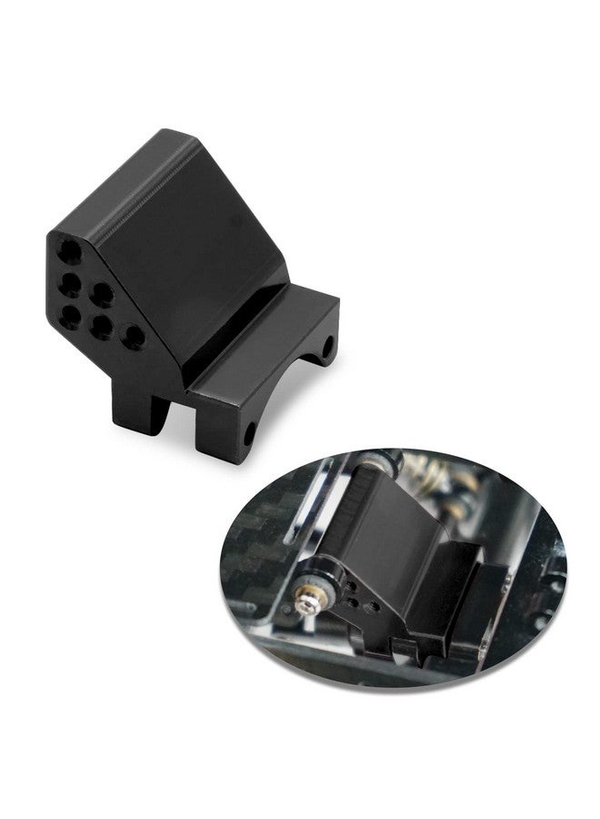 OGUNKE Ogrc Adjustable Height Rear Axle Truss Upper Link Mount Aluminum Alloy Link Bracket For Axial Scx24 C10 Jlu Gladiator Bronco Upgrade Part (Black) - Image 1
