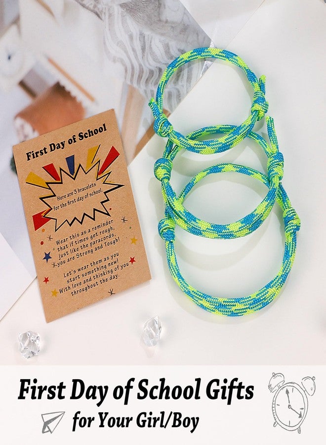 DAYANEY 3Pcs First Day of School Bracelet, Mother Son Bracelets Back to School Gifts for Boys First Day of Kindergarten Bracelet on the First Days of Preschool Bracelets for Mom Daughter - Image 5