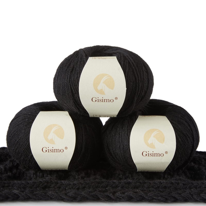 Gisimo 100 Inner Mongolian Cashmere Yarn Luxurious Hand Knitting Yarn Home Necessity for DIY Crafts