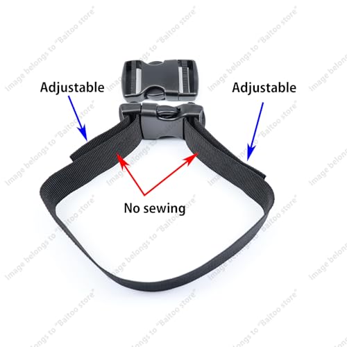 Baitoo Quick Side Release Buckles 1 1/2 inch Heavy Duty Plastic Buckle Clips 1.5" Belt Snap Buckle Clasp Backpack Buckle Replacement for Strap 1.5 inch (1.5inch(38mm)-2 Sets) - Image 5