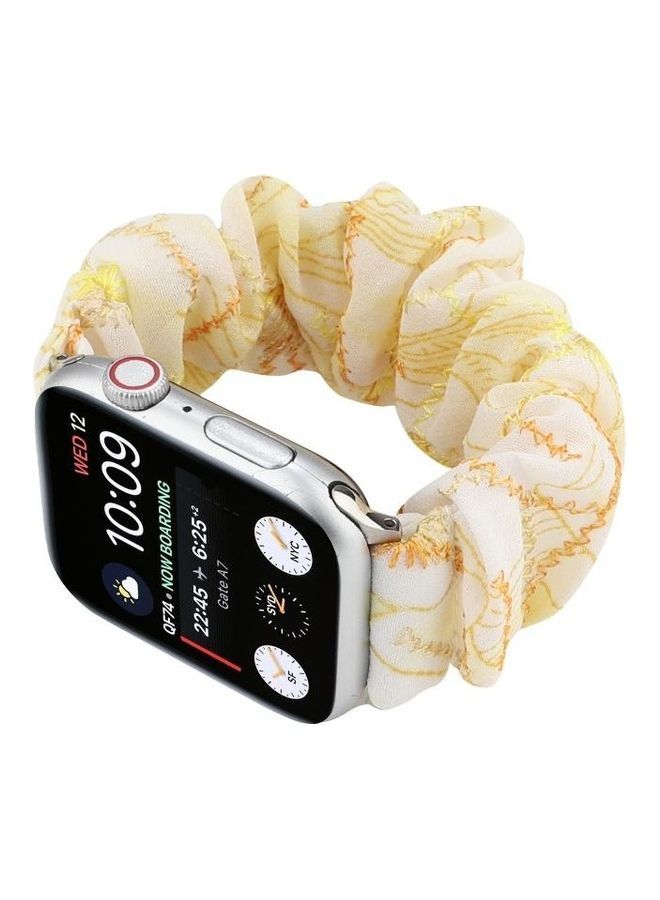 NIBEMINENT Fabric Hair Ring Replacement Strap Watchband For Apple Multicolour - Image 4