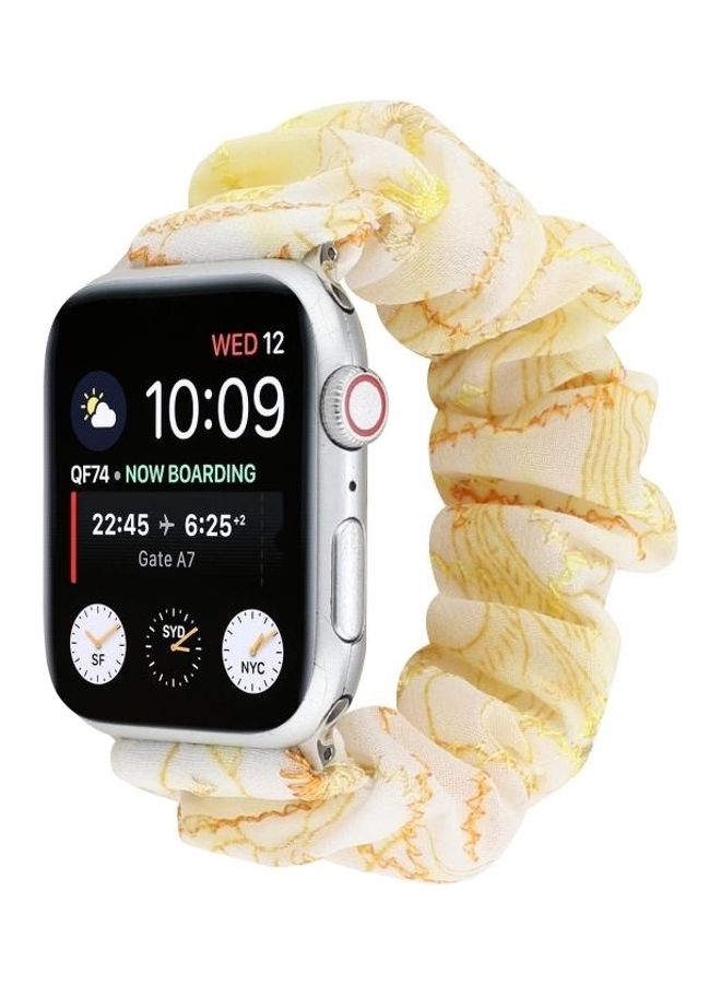NIBEMINENT Fabric Hair Ring Replacement Strap Watchband For Apple Multicolour - Image 2