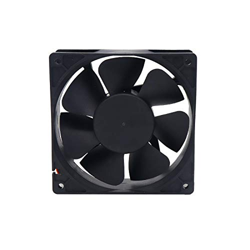 Electronicspices Electronic Spices 12v Brushless 3Inch DC Cooling Fan for Pc Case,CPU Cooler, 2pcs, Black (80X80) mm - Image 2
