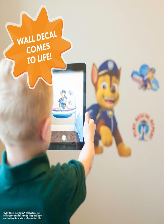Wall Palz Nickelodeon Paw Patrol Wall Decal - 24" Chase Wall Stickers for Bedroom with 3D Augmented Reality Interaction - Paw Patrol Wall Decor - Image 4