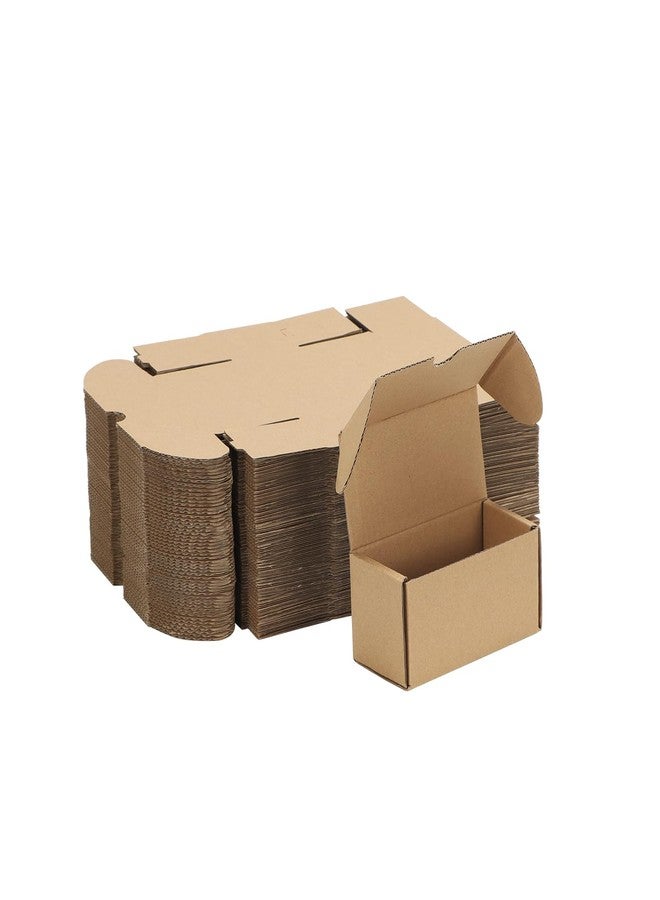 MEBRUDY 4.6x2.2x2.2 Inches Small Shipping Boxes Pack of 50, Corrugated Cardboard Box for Mailer Mailing Packing - Image 1