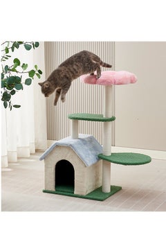 Cat Tree Tower, Cat Condo, Cat Scratching Post , with 12mm Thick Wood Pink Flower , Cat Activity Centre with Scratching Post Cat beds Cat climbing Tree For All Seasons - pzsku/Z9A324AA73AB7CCBE185EZ/45/_/1716112162/265711ed-2b4e-4403-8f8d-5398953c2d2f