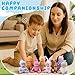 Halloscume 7 Inch Mini Baby Mini Reborn Doll Vinyl Full Body Lifelike Dolls Baby with Weighted Cloth Reborn Gift Set for Kids Gifts for Christmas Kids7 InchAnimal8 Pcs - Image 4