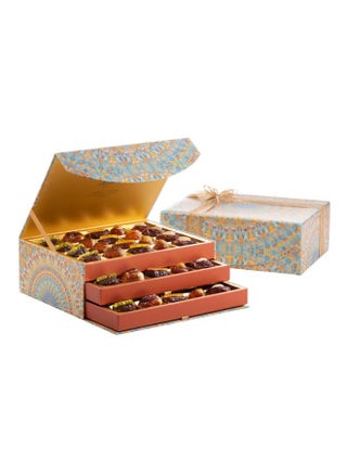 Ramadan Samaa Chest of Drawer Premium Filled Dates & Dubai Chocolate Bar – Pistachio Kunafa Bundle - view 2