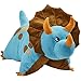 Pillow Pets Triceratops Blue Dinosaur 18 Stuffed Animal Plush Toy - Image 4