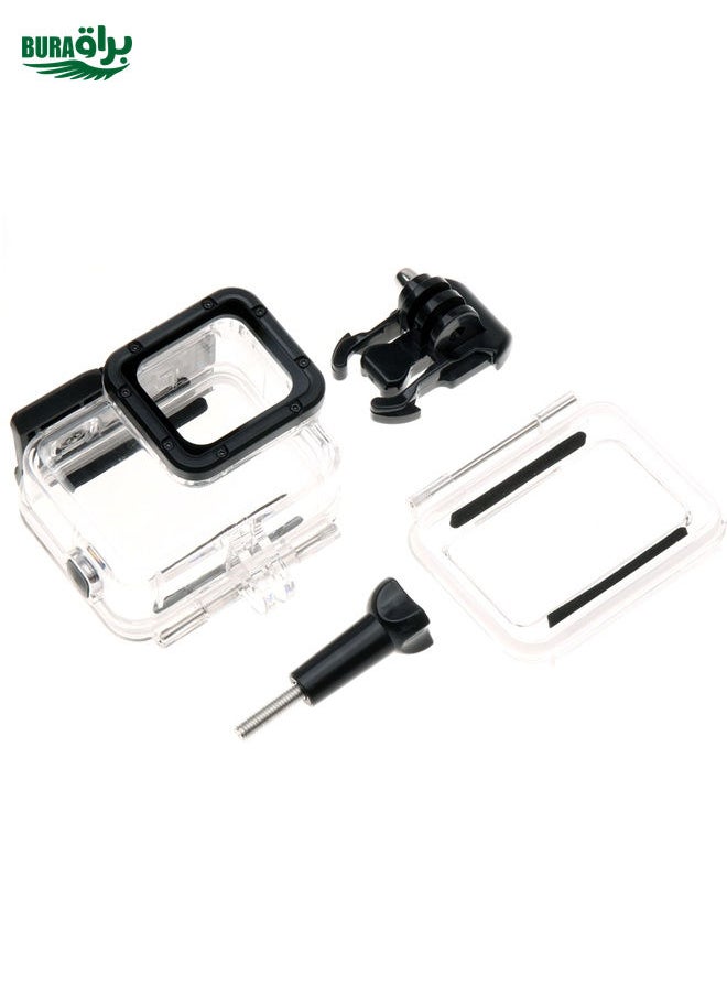 For GoPro HERO6 /5 Skeleton Housing Protective Case + Hollow Back Cover with Buckle Basic Mount & Screw, No Need to Disassemble Lens