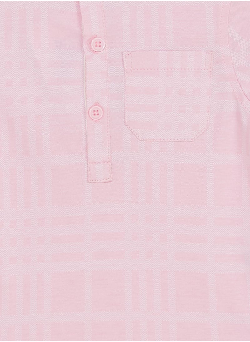 Nautinati - Nauti Nati Boys Pink Standard Opaque Casual Shirt - Image 1