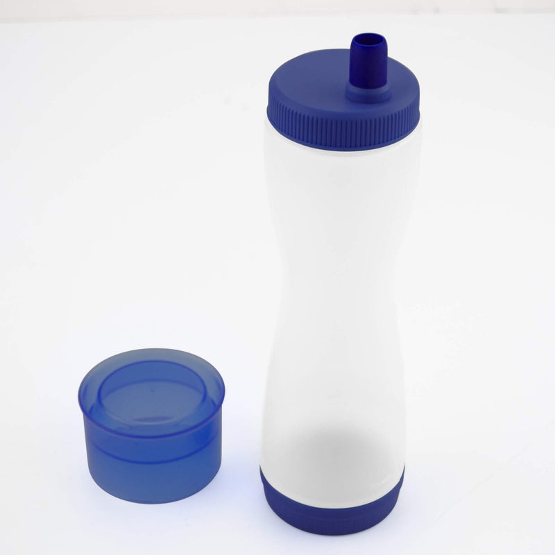 Tovolo Tovolo Flow Pen 20 With Removable Cap 3Cup Capacity Dispenser EasySqueeze Batter Bottle With MessFree Valve for Pancake Art Deep Indigo