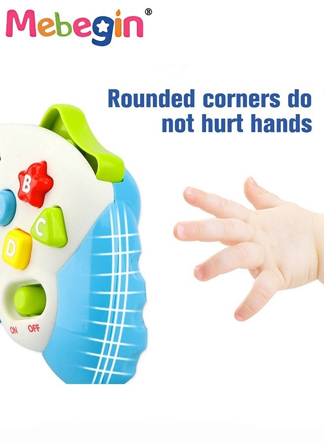 MEBEGIN Baby Sensory Toy Set, Fun Interactive Play Toys with joystick and Adjustable Button, Multifunctional Learn Controller Pretend Game with Music and Lights, Creative Educational Toys, 2 AA Batteries(Not Included)  - Image 5