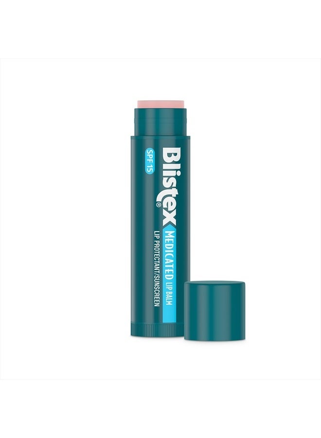 Blistex Medicated Lip Balm, 0.15 Ounce, (Pack of 24) – Prevent Dryness & Chapping, SPF 15 Sun Protection, Seals in Moisture, Hydrating Lip Balm, Easy Glide Formula for Full Coverage - Image 2