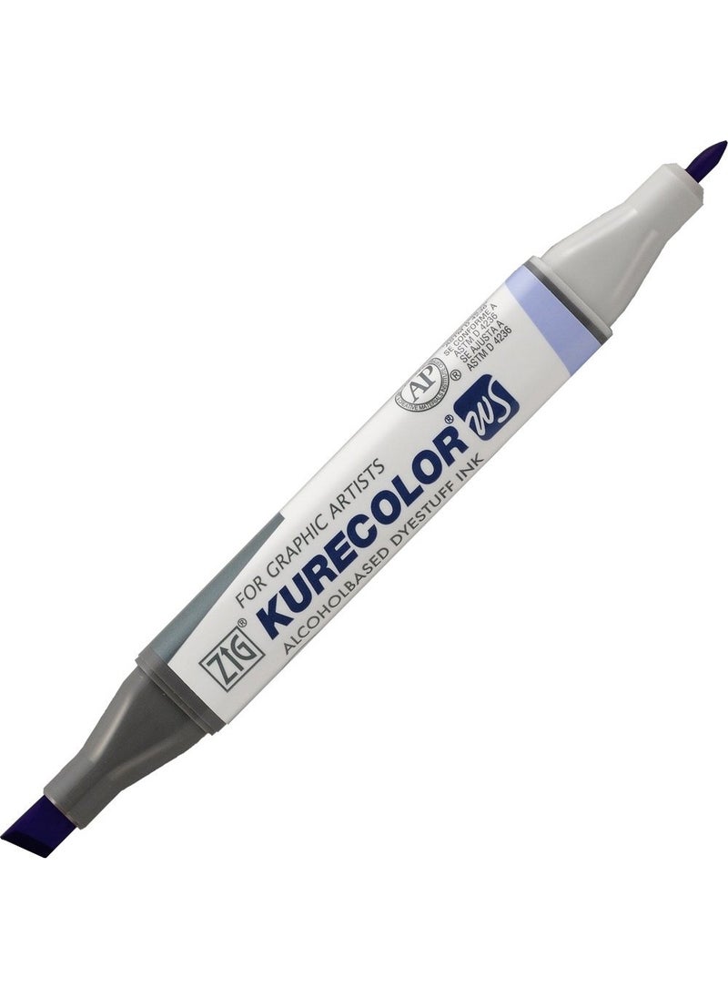 Zig Kurecolor KC3000 Twin S Marker Pen 339 Peacock Blue  - Image 1