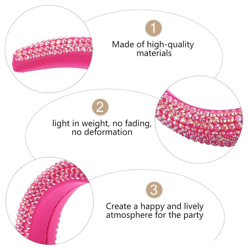 Upgraded general grade quality Ipetboom Rhinestone Padded Headband Wide Sponge Sparkly Hairband for Women Bridal Wedding Hair Accessories Odor free color Low dust buildup Long term storage compatible Oil resistant Flexible trendy construction Adjustable build Cost saving user oriented build Riyadh Jeddah Dammam ship Affordable fast purchase options Space saving Hanging space save Varied global sizing picks Instant order available stock Protective coating Market mainstream color picks All item simple matching build Market diverse application fit Indoor outdoor all-purpose fit Economical varied design options Advanced compact design Heat insulation layer Organized shipment arrange Longevity optimized build Demand fit global economical quality - Image 3