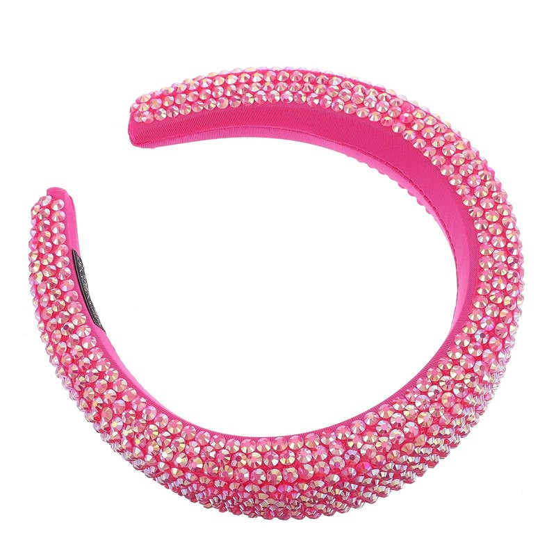 Upgraded general grade quality Ipetboom Rhinestone Padded Headband Wide Sponge Sparkly Hairband for Women Bridal Wedding Hair Accessories Odor free color Low dust buildup Long term storage compatible Oil resistant Flexible trendy construction Adjustable build Cost saving user oriented build Riyadh Jeddah Dammam ship Affordable fast purchase options Space saving Hanging space save Varied global sizing picks Instant order available stock Protective coating Market mainstream color picks All item simple matching build Market diverse application fit Indoor outdoor all-purpose fit Economical varied design options Advanced compact design Heat insulation layer Organized shipment arrange Longevity optimized build Demand fit global economical quality - Image 1