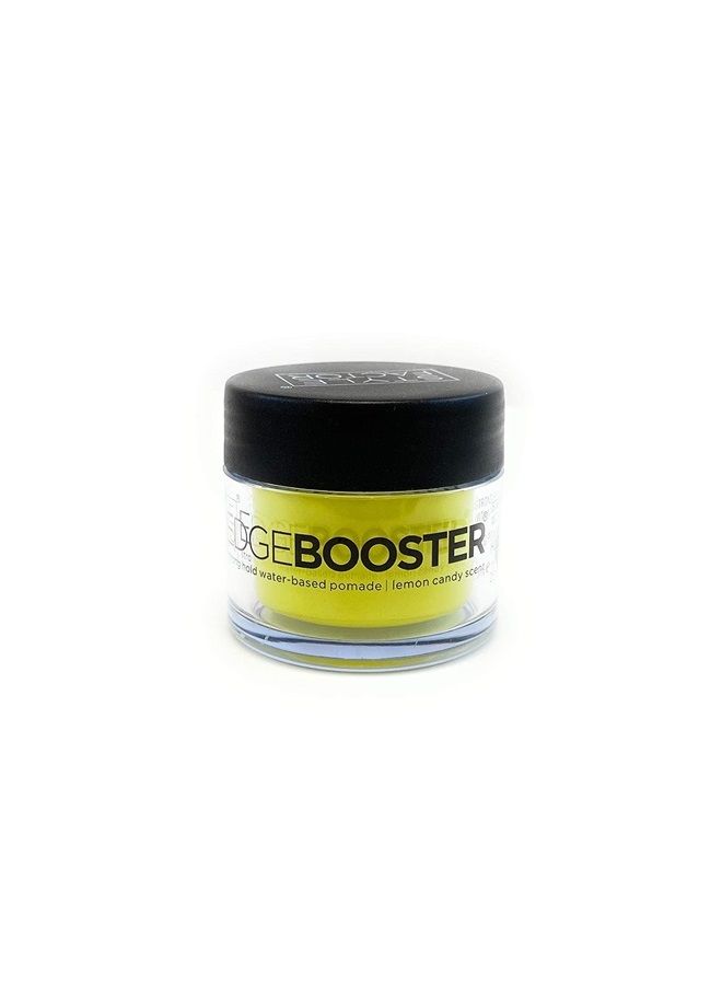 Edge Booster Style Factor EDGE BOOSTER Strong Hold Water Base Pomade- Excellent for Taming Edges & Braiding Hair (Lemon Candy, 0.85oz)  - Image 1
